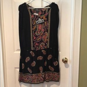 🆕 Angie Black Paisley Romper Dress Size Small NWT